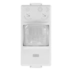 Sensore di Movimento 1 Modulo Con Regolazione TEMPO/LUX Compatibile con Bticino Matix