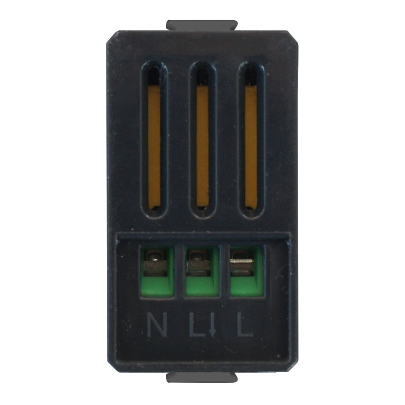 Sensore di Movimento 1 Modulo Con Regolazione TEMPO/LUX Compatibile con Bticino Matix