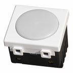 Lampada Segnapasso LED 2 Moduli 220V 6000K Con Interruttore CLICK ON/OFF Compatibile Bticino Matix