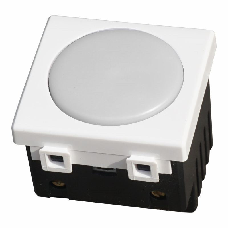 Lampada Segnapasso LED 2 Moduli 220V 6000K Con Interruttore CLICK ON/OFF Compatibile Bticino Matix