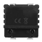 Lampada Segnapasso LED 2 Moduli 220V 6000K Con Interruttore CLICK ON/OFF Compatibile Bticino Matix