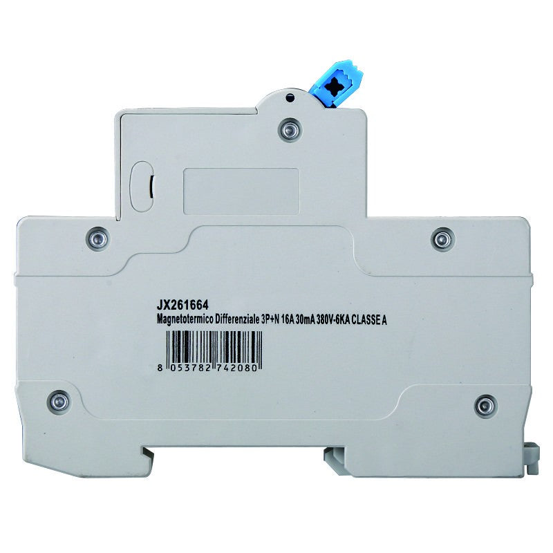 Ettroit Magnetotermico Differenziale 3P+N 16A 30mA 380V-6KA CLASSE A JX261664