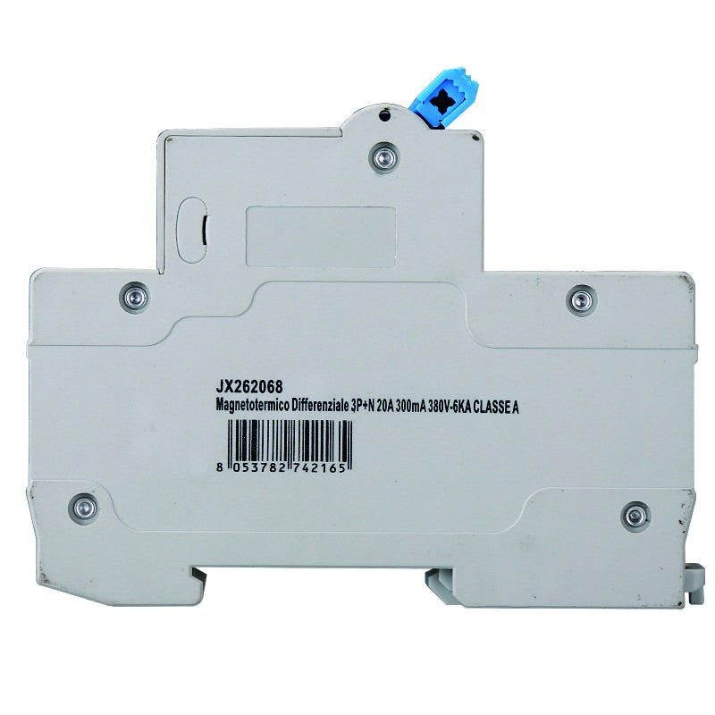Ettroit Magnetotermico Differenziale 3P+N 20A 300mA 380V-6KA CLASSE A JX262068