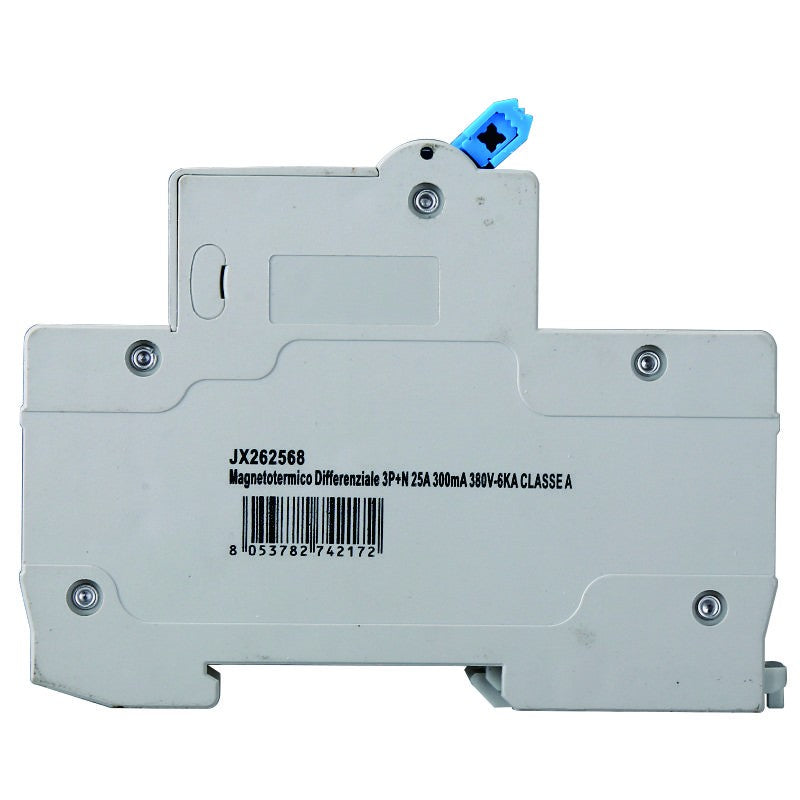 Ettroit Magnetotermico Differenziale 3P+N 25A 300mA 380V-6KA CLASSE A JX262568