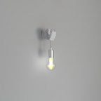 Applique in Gesso a Forma di Mano per Lampadina E27 a Parete