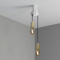 Applique in Gesso a Forma di Mano per Lampadina 2 X E27 a Soffitto