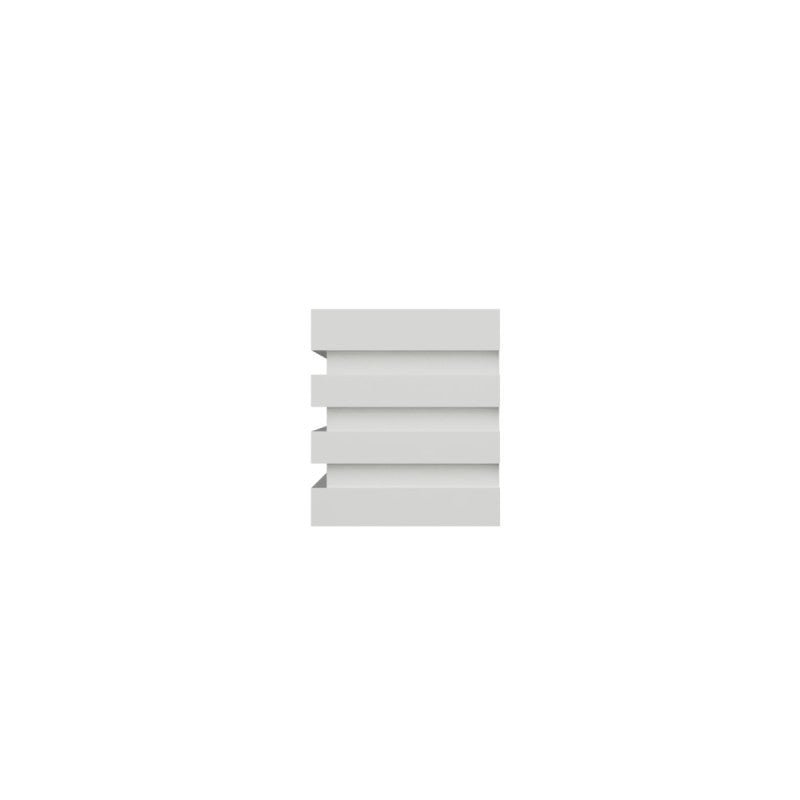 Applique in Gesso STRIPES Per Lampadina E27