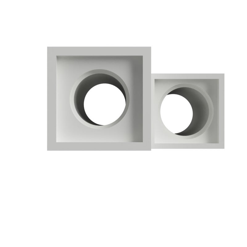 Applique in Gesso CASSIA Biemissione Per 4 Lampadine GU10