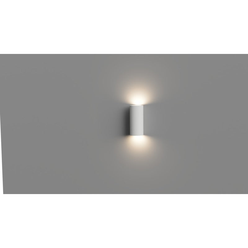Applique in Gesso APPIA Biemissione Per 2 Lampadine GU10