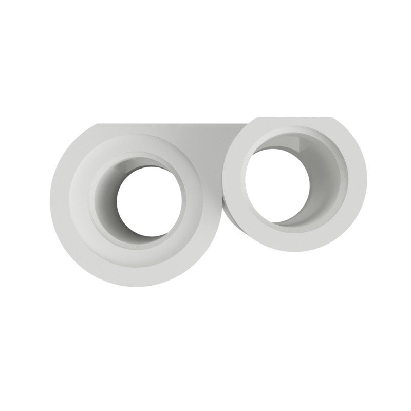 Applique in Gesso FLAVIA Biemissione Per 4 Lampadine GU10
