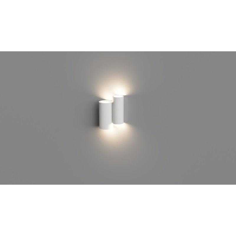 Applique in Gesso FLAVIA Biemissione Per 4 Lampadine GU10