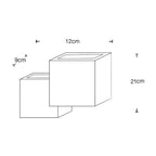 Applique in Gesso AMBO Biemissione Per Lampadine G9
