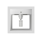 Applique in Gesso Cubotto DANTE Doppio Fascio Lampadina G9