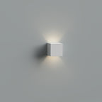 Applique in Gesso Cubotto DANTE Doppio Fascio Lampadina G9