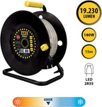 STAK RibbON Striscia LED Flex 15 Metri Luce Naturale 4000K  IP65 per Uso Professionale in Cantiere