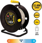 STAK RibbON Striscia LED Flex 25 Metri Luce Naturale 4000K  IP65 per Uso Professionale in Cantiere