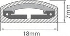 STAK RibbON Striscia LED Flex 25 Metri Luce Naturale 4000K  IP65 per Uso Professionale in Cantiere