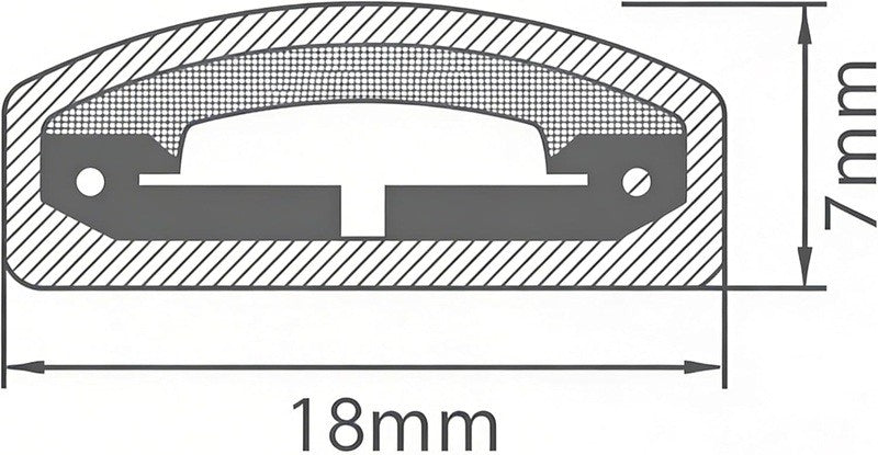 STAK RibbON Striscia LED Flex 25 Metri Luce Naturale 4000K  IP65 per Uso Professionale in Cantiere