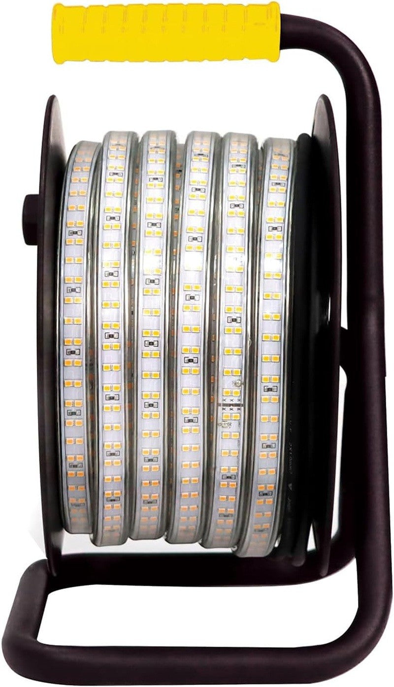 STAK RibbON Striscia LED Flex 25 Metri Luce Naturale 4000K  IP65 per Uso Professionale in Cantiere