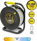 STAK RibbON Striscia LED Flex 50 Metri Luce Naturale 4000K  IP65 per Uso Professionale in Cantiere