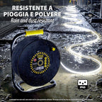 STAK RibbON Striscia LED Flex 50 Metri Luce Naturale 4000K  IP65 per Uso Professionale in Cantiere