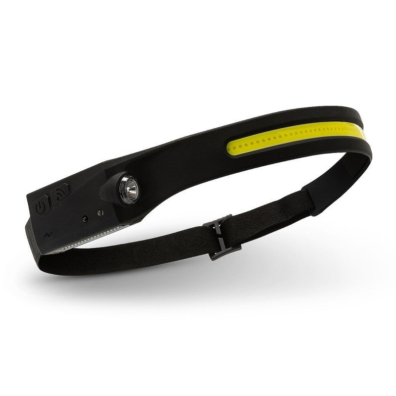 Torcia Frontale BOWIE LED Ricaricabile 2 in 1 con Sensore di Movimento