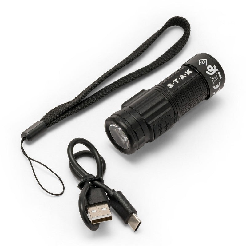 STAK Torcia LED MIGHTY MIKE 15W Ricaricabile 1500LM IPX4 Soli 8 cm