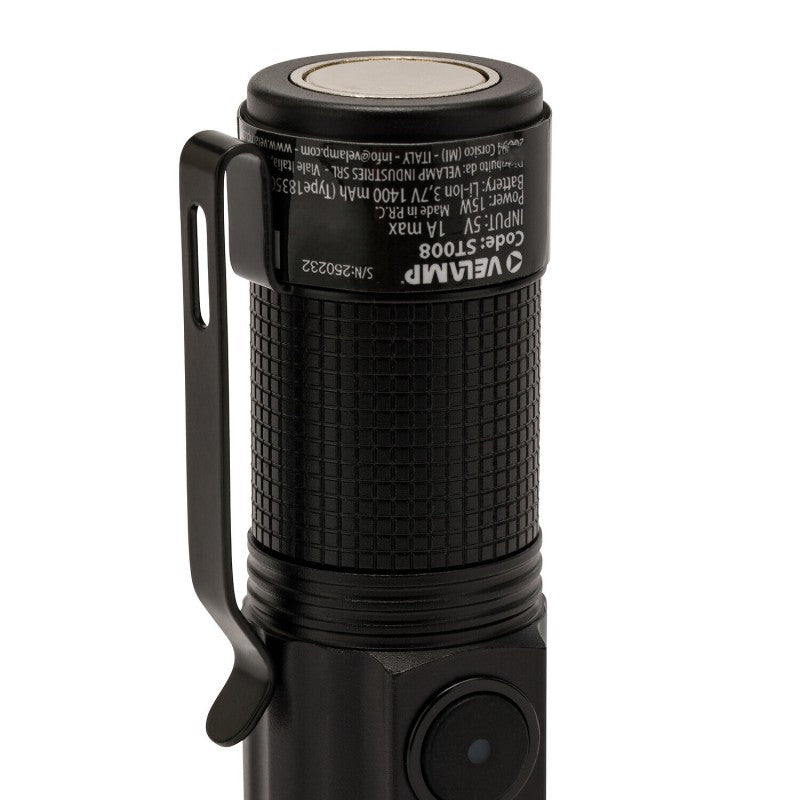 STAK Torcia LED MIGHTY MIKE 15W Ricaricabile 1500LM IPX4 Soli 8 cm