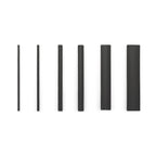 Kit di 100 Guaine Termorestrigenti 6 Misure Assortite Nero