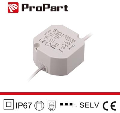 Alimentatore IP67 12V 20W 1.67A Size:59*59*28mm