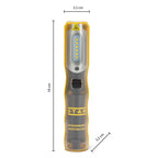 Luce da lavoro 2 in 1: Worklight + torcia ricaricabile LED. Gancio e calamita