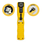 Luce da lavoro 2 in 1: Worklight + torcia ricaricabile LED. Gancio e calamita