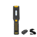 Lampada da Lavoro ALAMO: Worklight + torcia ricaricabile LED con ganci e calamita.