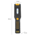 Lampada da Lavoro ALAMO: Worklight + torcia ricaricabile LED con ganci e calamita.