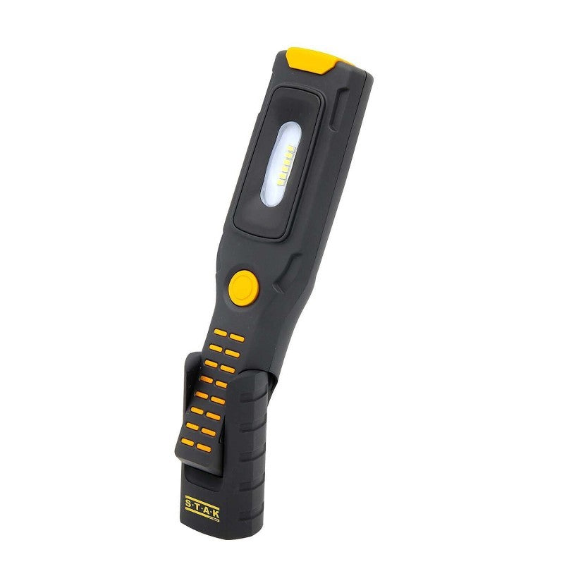 Lampada da Lavoro ALAMO: Worklight + torcia ricaricabile LED con ganci e calamita.