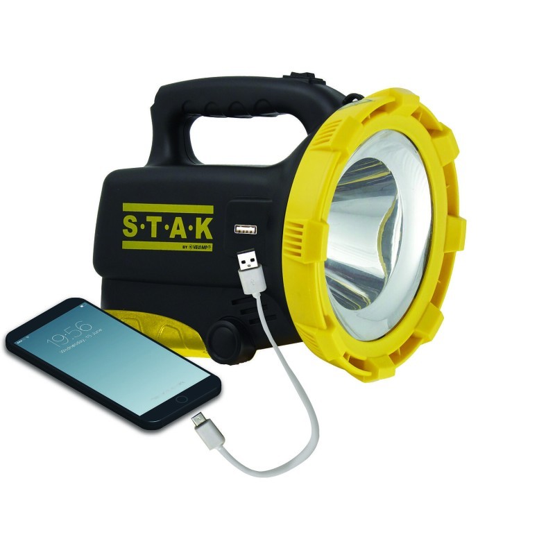 STAK TRAINSPOTTING Faro Lanterna Ricaricabile LED 20W CREE 1600 lumen