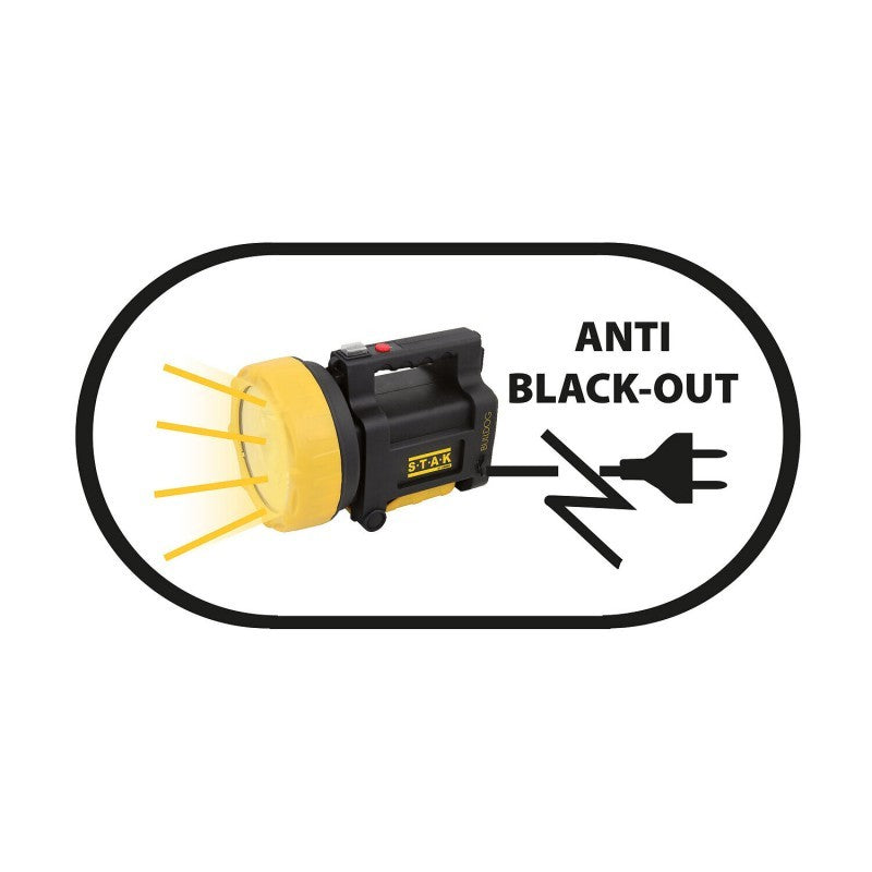 STAK Bulldogg Faro Lanterna Ricaricabile LED 30W CREE 2200 Lumen