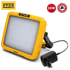 Proiettore Da Cantiere LED Ricaricabile 2400LM IP65 IK08 Carica Veloce e Powerbank