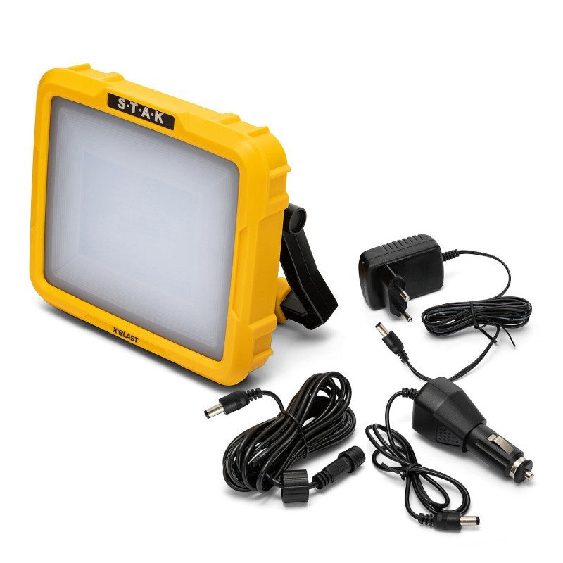 Proiettore Da Cantiere LED Ricaricabile 2400LM IP65 IK08 Carica Veloce e Powerbank