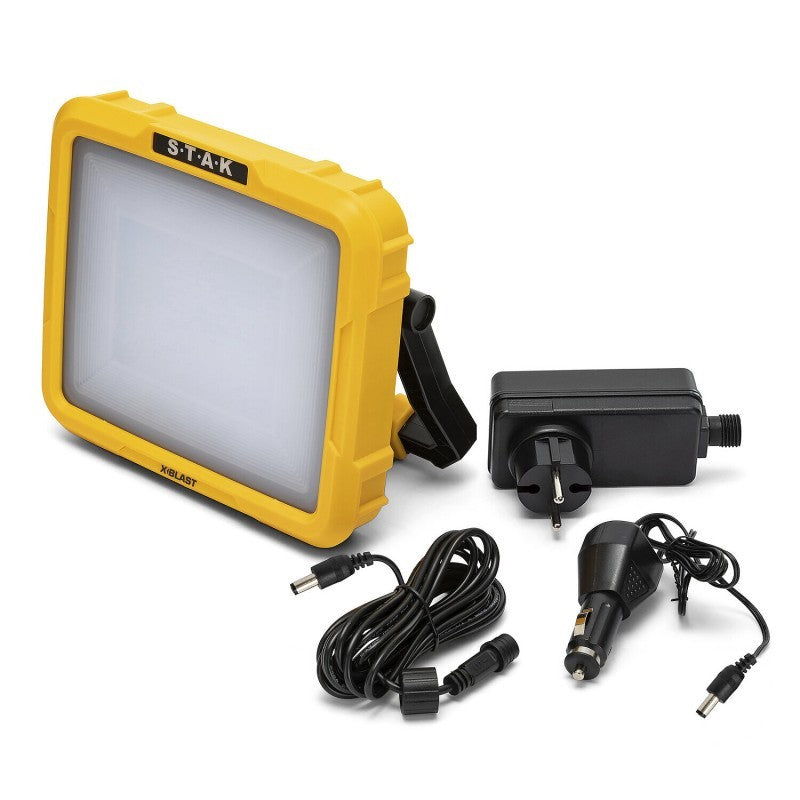 Proiettore Da cantiere LED Ricaricabile 3600LM IP65 IK08 Carica Veloce e Powerbank