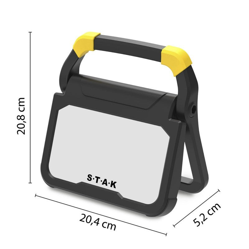 STAK X-BLAST Proiettore da Cantiere 6500LM Luce da lavoro 65W Cavo 3mt