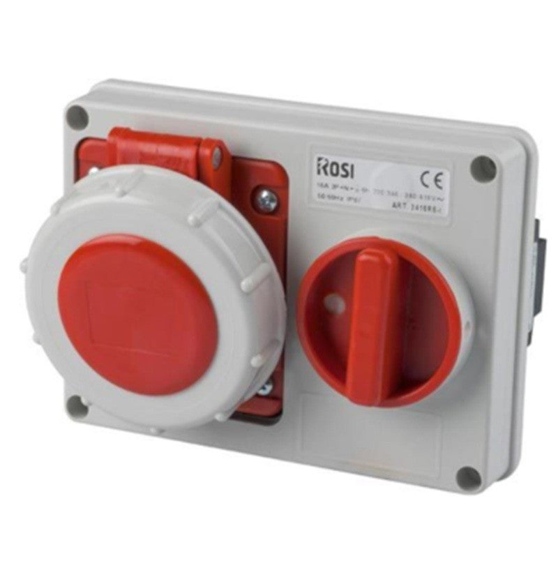 Presa interbloccata da incasso 32A 4P 380V IP67 - ROSI 14.3332R6-I