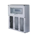 Quadro vuoto per 3 prese interbloccate, 19 moduli, serie 16 - ROSI 18.3015