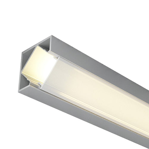 Profilo in Alluminio 2 Metri Angolare per Striscia Led Anodizzato
