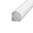 Kit 50 Barre Profilo in Alluminio 2 Metri Angolare per Striscia Led Kit Completo