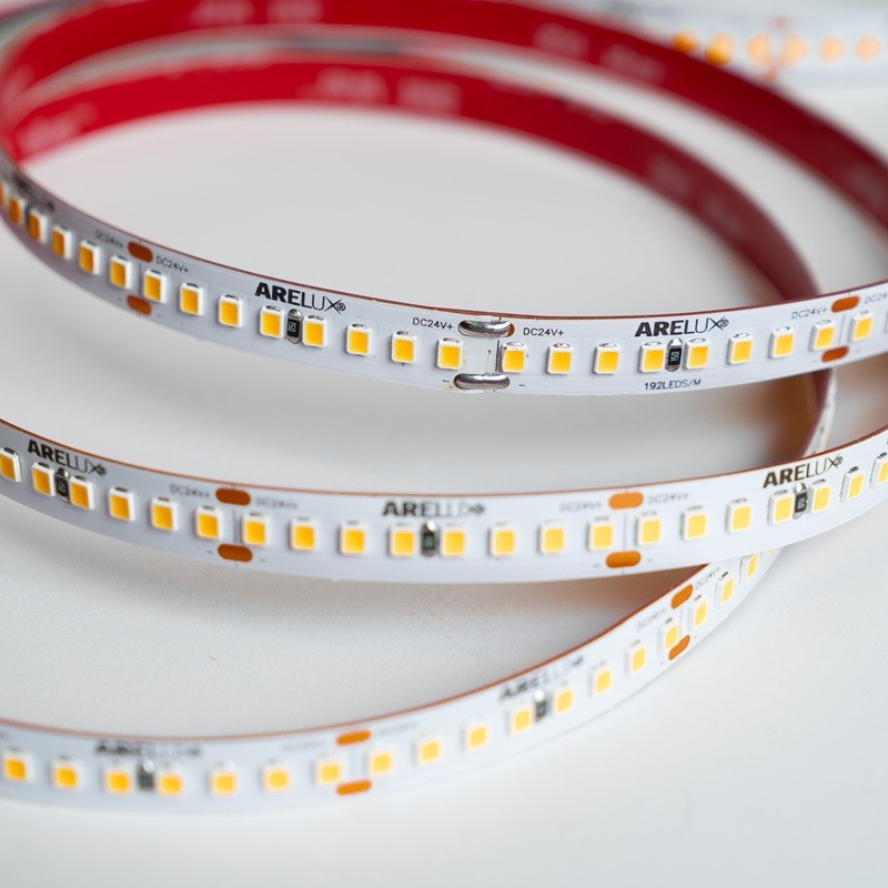Striscia Led Arelux XRIBO 18W/MT 2835 192LED/MT 24V 120° IP20 CRI80 2700/3000/4000/6000K
