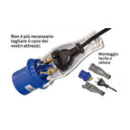 Adattatore Ind. Plug Shell Rosi 1820 per Spina Schuko Pressofusa Versione Senza Terra IP44 2 poli
