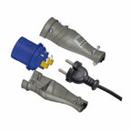Adattatore Ind. Plug Shell Rosi 1820 per Spina Schuko Pressofusa Versione Senza Terra IP44 2 poli
