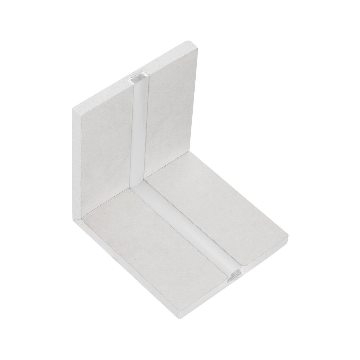 Raccordo ad Angolo Parete Soffitto Per Taglio Luce in Cartongesso Cover Opale
