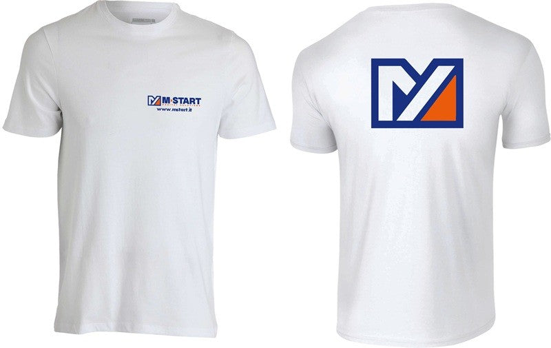 Tshirt Brand Mstart Bianca Taglia XL 100% Cotone JRC
